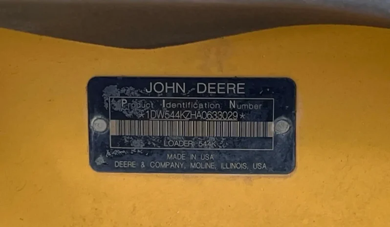 
								2011 John Deere 544K Wheel Loader 4WD full									